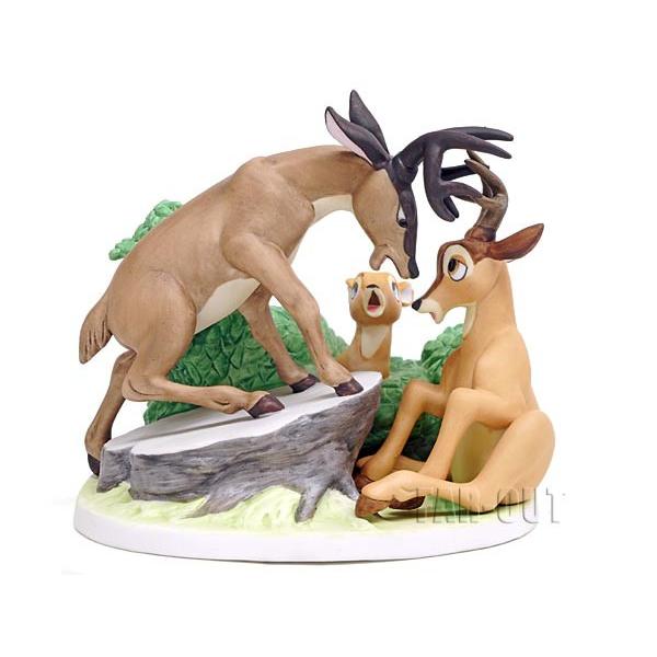 バンビ & ロノ w/ ファリーン ヒーロー&ヴィランズ ポーセリンビスク