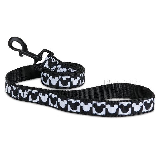Disney Store Dog Collar 2点セット 小型犬用 ミッキーマウス 犬用リード XS/Sサイズ ブラック ディズニーテーマ