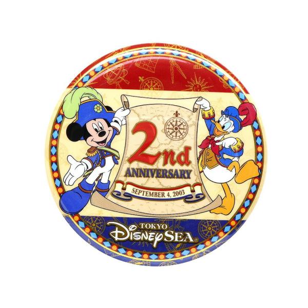 東京ディズニーシー 2周年記念 2003年 ミッキー&ドナルド 缶