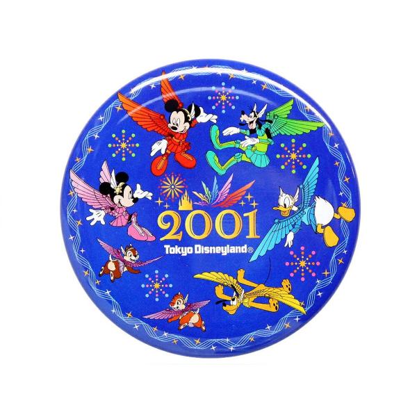 超希少・2000個限定】2000年発売 ディズニー ビッグ缶バッジ 7種セット
