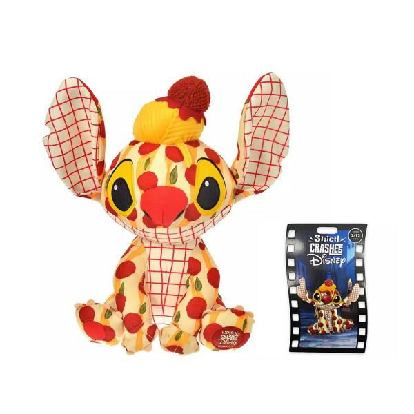 スティッチ CRASHES ぬいぐるみ & 特大ピンズ セット わんわん物語