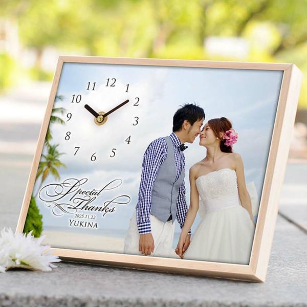 結婚式 両親へのプレゼント 大切な写真を時計に フォトクロック オリジナル文字盤 写真入り時計 Buyee Buyee Japanese Proxy Service Buy From Japan Bot Online