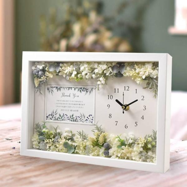 宅送 花時計 プリザーブドフラワー 結婚式 両親へのプレゼント 超目玉 期間限定 Pharmascope Org