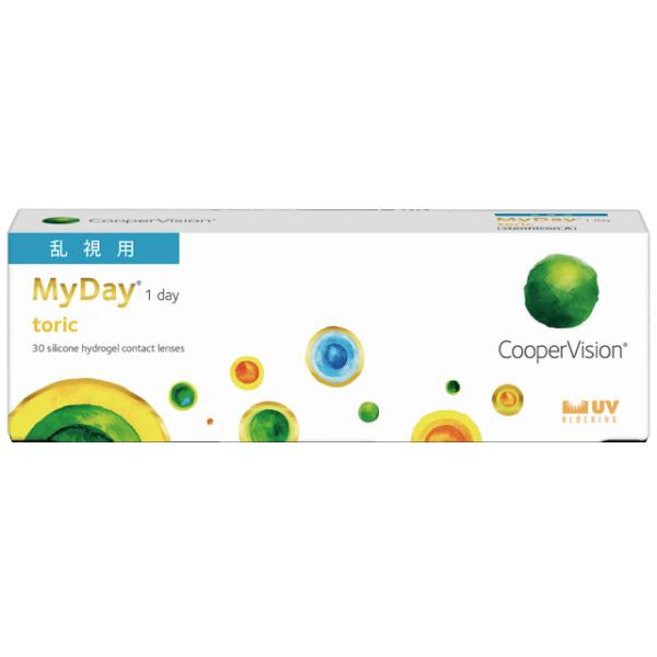 【処方箋必須】(1箱30枚)【乱視用】【近視用】MyDay マイデイ トーリック ワンデーコンタクトレンズ[myday-tr-30p][CV]*