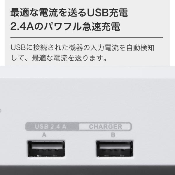 送料無料 Ac4個口 2 4a Usb 充電器 おしゃれ デザイン 電源タップ 急速充電 延長コード タコ足配線 コンセント 2m Pt604wh Fargo Direct Shop 通販 Yahoo ショッピング