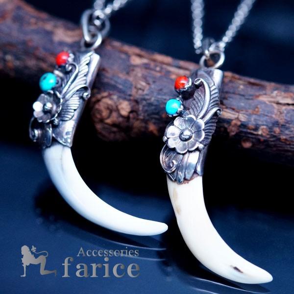 Indian Jewelry インディアンジュエリー 牙 牛 骨 天然石 Indian Jewelry インディアンジュエリー 牙 牛 骨 天然石