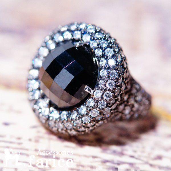 K14WGゴージャス ジルコニアリング11号