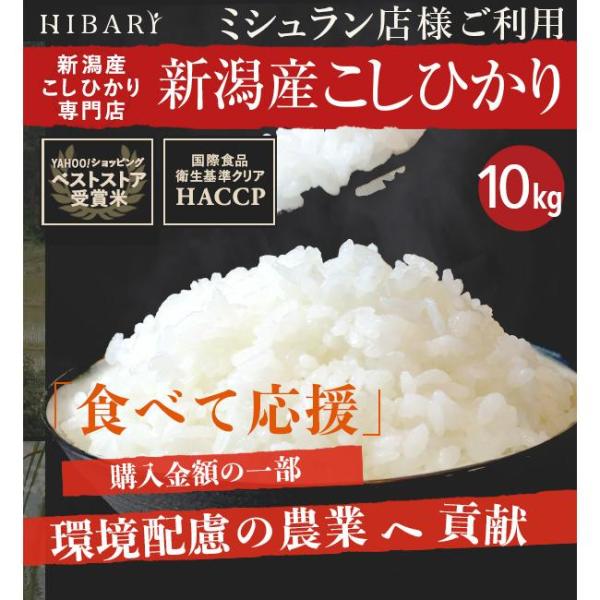 【品質管理徹底】米 お米 10kg 新潟県産コシヒカリ HIBARI 令和5年産 白米 新潟産 コシヒカリ 精米 5kg×2袋 ミシュラン店様御用達