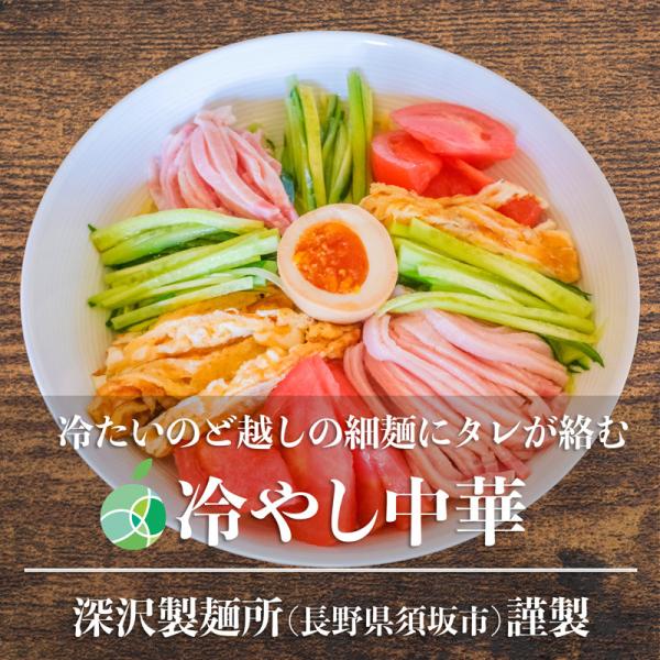 冷やし中華　10食セット　細麺　麺1玉約160g　長野県産　深澤製麺所　信州　お取り寄せ　生麺　ラーメン　ギフト　プレゼント