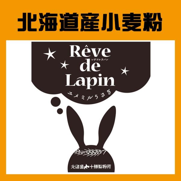 ヤマチュウ（山本忠信商店）ゆめちからブレンド「Reve de Lapin　レヴ・ドゥ・ラパン（ユメミルうさぎ）」北海道産パン用小麦粉 10kg　業務用