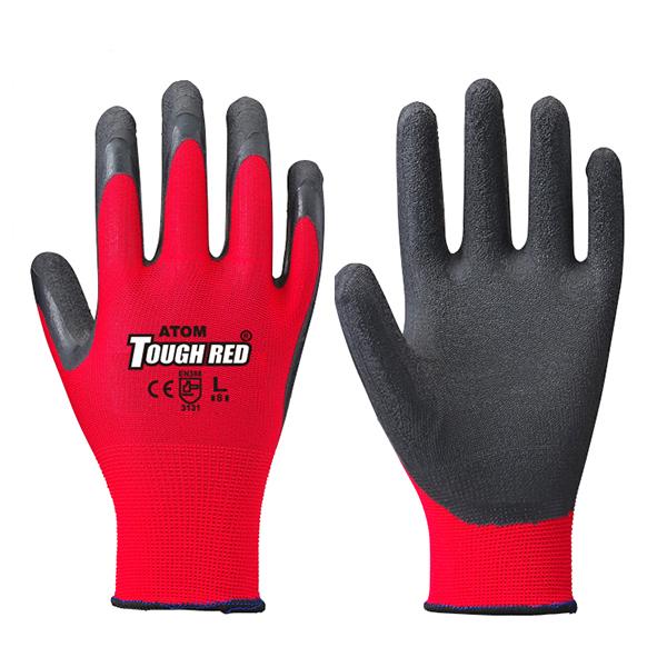 背抜き加工で通気性抜群！丈夫な天然ゴム製！◆用途◆農作業・園芸荷物の運搬土木建築作業など◆特長◆●フィット感と耐久性のバランスが抜群な天然ゴムコーティング手袋●手の平に丈夫でやわらかい天然ゴムコーティングを施した手袋●フィット感、耐久性に優...