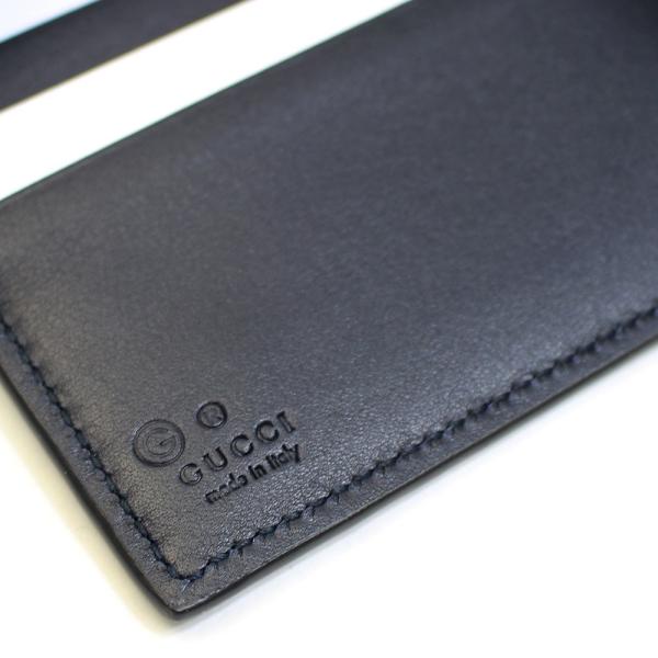 二つ折り財布 メンズ 財布 マイクロ アウトレット Gucci グッチ メンズ レザー メンズファッション Gg 本革 ネイビー グッチシマ ブランド アウトレット セール Bmj1n 4009 ファッションラボ 春夏新作モデル