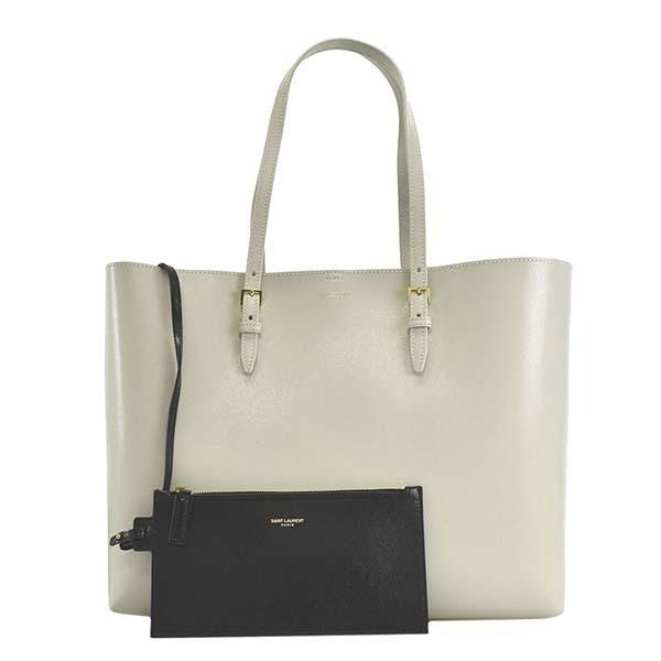 サンローラン Saint Laurent バッグ トートバッグ レザー 本革 ワンショルダーバッグ レディース ポーチ付き ベージュ ブラック ロゴ ブランド Ch1 027 41 4309 0 22 ファッションラボ 通販 Yahoo ショッピング