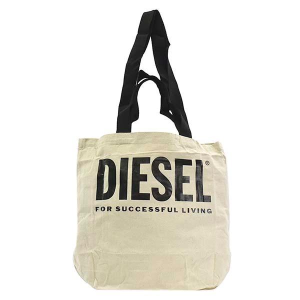 ディーゼル Diesel バッグ トートバッグ ショルダーバッグ メンズ レディース キャンバスバッグ ホワイト ブラック 白 黒 ロゴ ブランド X Ch1 252 37 6659 0 10 ファッションラボ 通販 Yahoo ショッピング