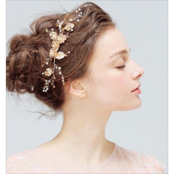 ヘッドドレス 髪飾り ヘアアクセサリー 花 ワイヤー和装 着物 