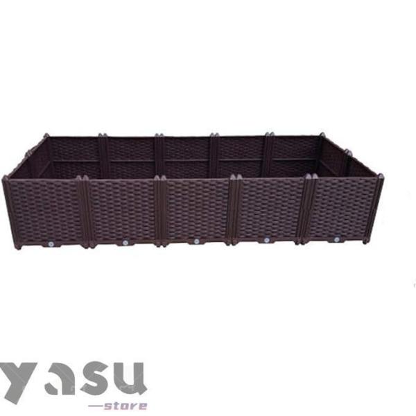 材質 プラスチック色 ブラウン特徴 耐候性スタイル 組立式形状 長方形この商品について１セットサイズ：39ｘ39ｘ37；素材: PP プラスチック；1セット重量：3.2KG環境にやさしく、無毒、耐熱性のある上質なPPプラスチック材料で作られ...