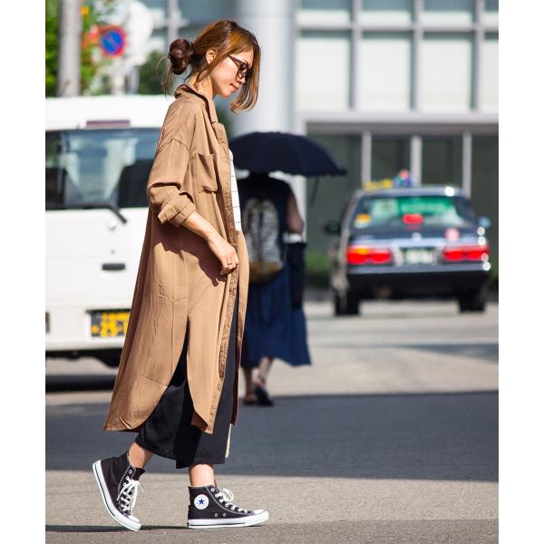 とろみシャツワンピース ロングカーディガン 無地 スリット入り ロング丈 春夏秋冬 カーキ 白 Buyee Buyee Japanese Proxy Service Buy From Japan Bot Online