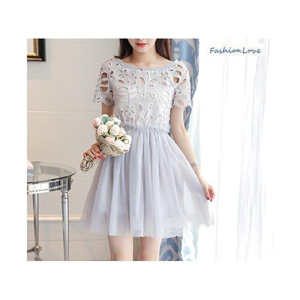 結婚式 レースワンピース 総レーストップス シフォンスカートミニ フレアミニワンピース エレガント ワンピース Buyee Buyee Jasa Perwakilan Pembelian Barang Online Di Jepang