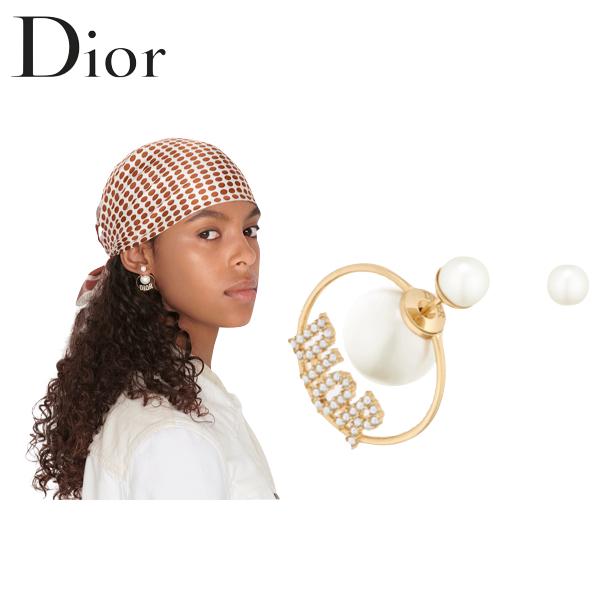 Christian Dior DIOR TRIBALES Pierce earrings Gold Ladys 2020AW クリスチャン ディオール トライバル ピアス ゴールド レディース 2020年-2021年秋冬