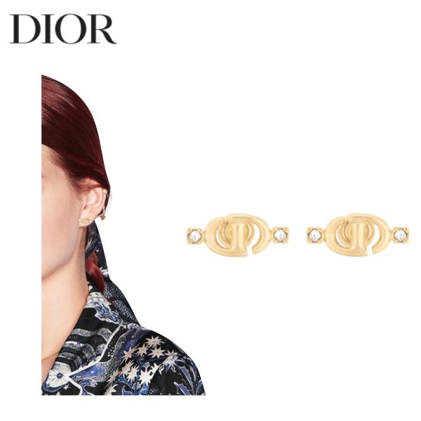 Christian Dior CD NAVY Stud Earrings Ladys Accessory 2022SS クリスチャン ディオール CD ネイビー スタッドピアス レディース 2022年春夏