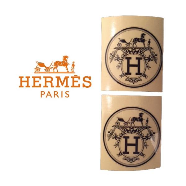 非売品 Hermes エルメス ロゴマーク シール ステッカーセット 丸型 ２枚set Buyee Buyee 日本の通販商品 オークションの代理入札 代理購入