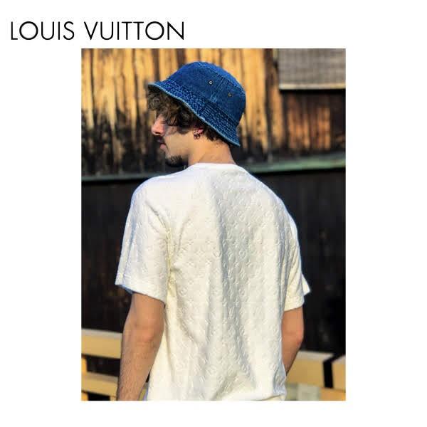 Louis Vuitton Monogram Towelling T-shirt white/black ルイ・ヴィトン モノグラム Tシャツ ホワイト/ブラック