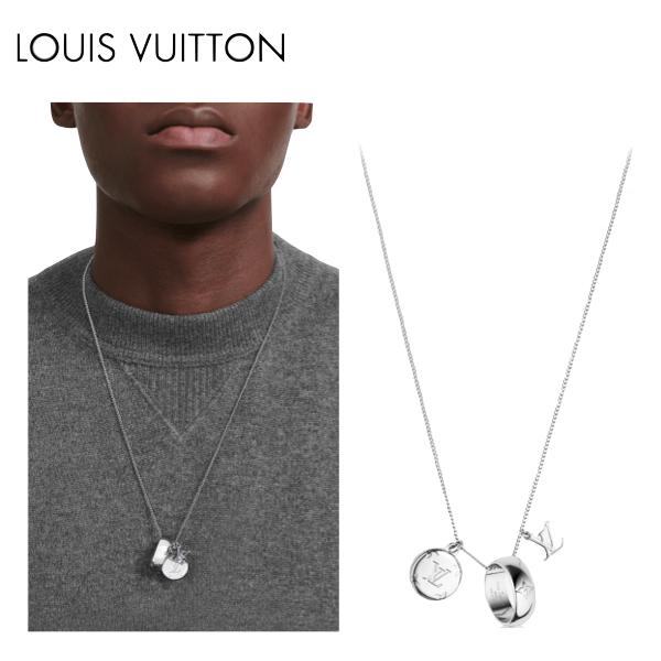 LOUIS VUITTON MONOGRAM CHARMS NECKLACE Silver 2021SS ルイヴィトン リングネックレス モノグラム シルバー 2021年春夏 LOUIS VUITTON MONOGRAM CHARMS NECKLACE Silver 2021SS ルイヴィトン リングネックレス モノグラム シルバー 2021年春夏
