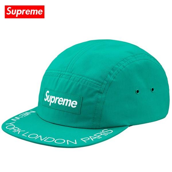 Supreme 18年春夏 Visor Print Camp Cap Aqua Ypt Or Id