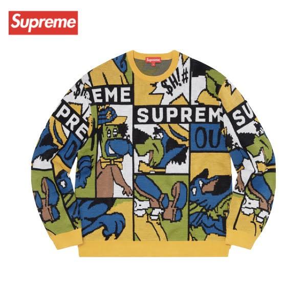 Supreme Cartoon Sweater Multicolor 2020SS シュプリーム カートゥンセーター マルチカラー 2020年春夏