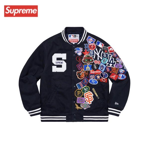 購入レビュー】Supreme/New Era/MLB Varsity Jacket サイズ感