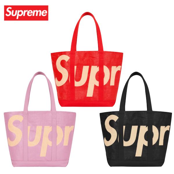 Supreme Raffia Tote シュプリーム 赤 トートバッグ smcint.com