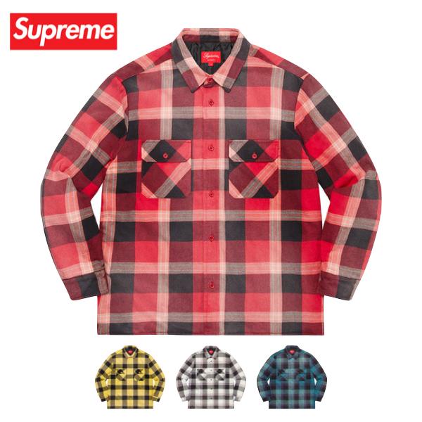 4colors】Supreme Quilted Flannel Shirt 2020AW Top シュプリーム 