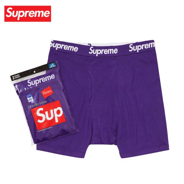 Supreme × Hanes Boxer Briefs (1 Pack) Purple 2021SS シュプリーム × ヘインズ ボクサーブリーフ  (1枚売り) パープル 2021年春夏