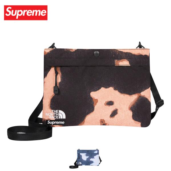 ヒート supreme ブラックブリーチデニムプリント ショルダー