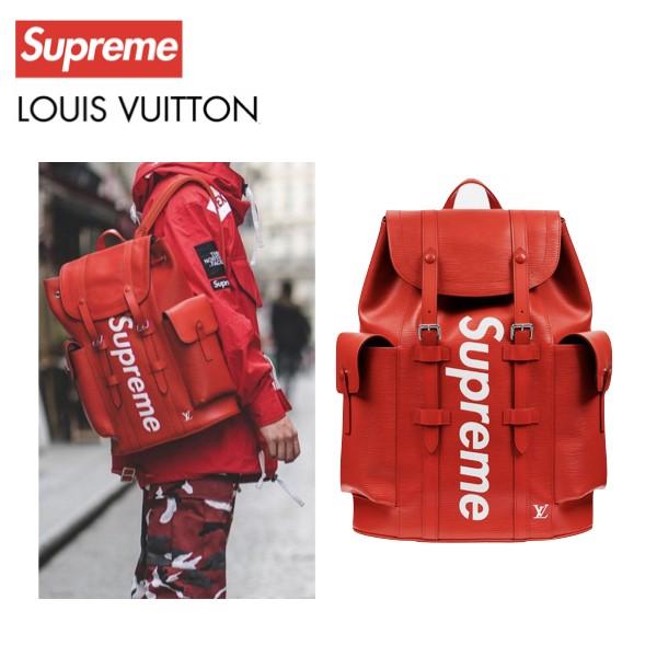 Louis Vuitton Supreme ルイ ヴィトン シュプリーム コラボ ロゴ リュック バッグ レッド Vitton Sup Item 0016 Fashionplate Yahoo ショップ 通販 Yahoo ショッピング