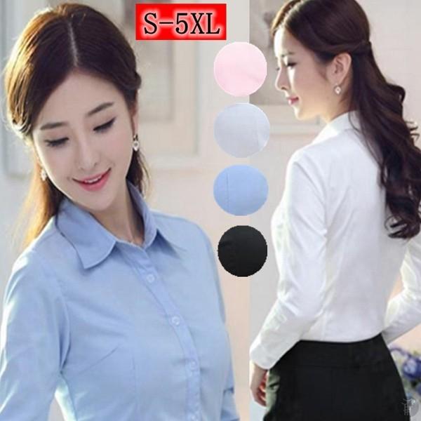シャツ ブラウス レディース トップス ビジネス オフィス ｙシャツ フォーマル ホワイト 事務服 無地 代引不可 Glm11 ファッションリズム 通販 Yahoo ショッピング