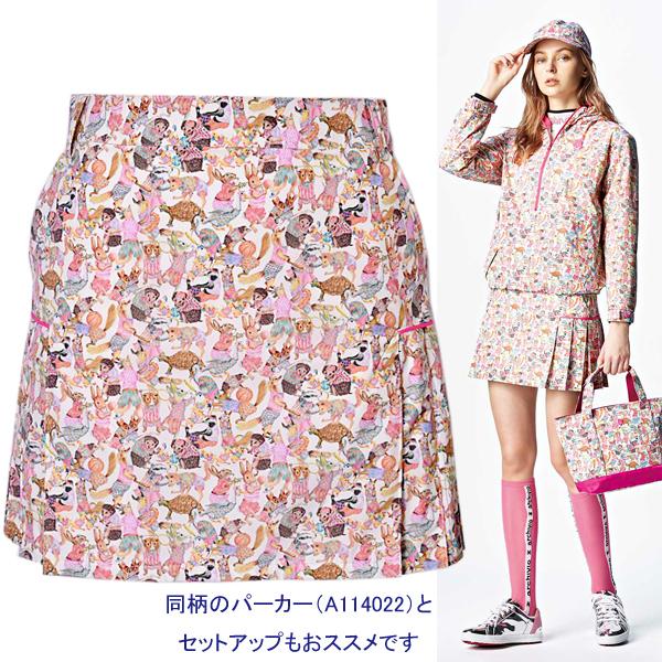 archivio - アルチビオ 花柄スカート38 archivio ゴルフ レディース アルチビオ レディース ゴルフウェア スカート 春 夏 モノグラム