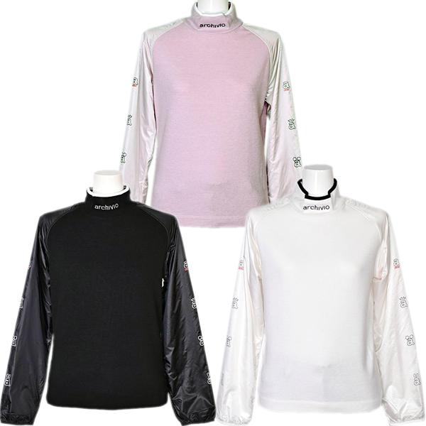 アルチビオ archivio レディース ラグラン長袖ハイネック暖かプル