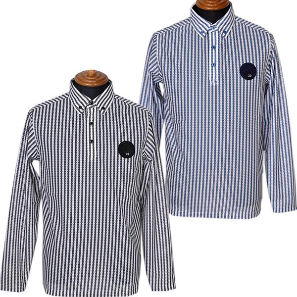 23区ゴルフ 23区golf メンズ 長袖ストライプ柄薄手ボタンダウンポロシャツ ゴルフウェア アウトレット Off 通常販売価格 円 Kkvtiw0311 ファッションスペースyokoya 通販 Yahoo ショッピング