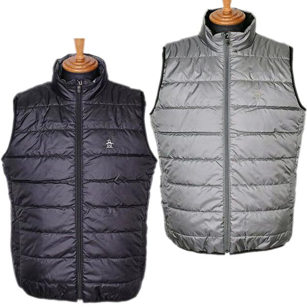 マンシングウェア Munsingwear メンズ リバーシブルスタンド中綿ベスト  