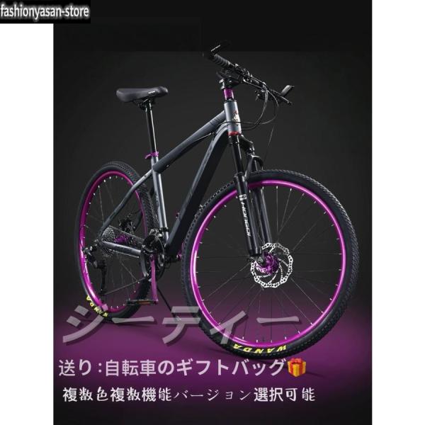 自転車 バイク 極太タイヤ マウンテンバイク 太いタイヤ 21 24 26 30段変速 24インチ 26インチ スポーツアウトドア メンズ レディース MTB R SR UR 6色