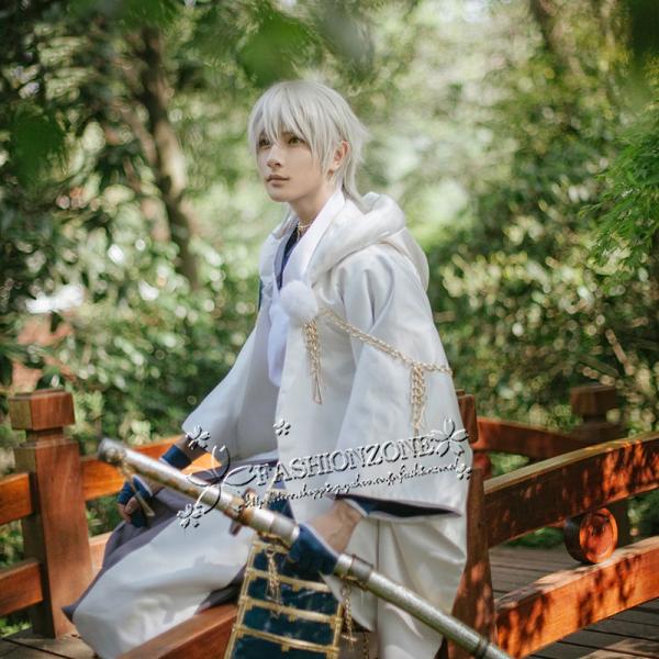 銀座販売 コスプレ コスチューム 風キャラクター 和風 風キャラクター 衣装アニメ メンズ 男性 鶴丸国永 鶴丸国永 変装 Cosplay 大人 刀剣乱舞 Cosplay セットアップ 仮装 パーティー セール中の割引商品