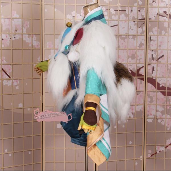 送料無料陰陽師風雪童子 コスプレ衣装 雪原之オオカミ コスチューム 狼頭雪息子 着物 舞台衣装コスプレ衣装 レディース ウィッグcosplay コスチューム セットアップ レディース 大人 仮装 変装 Cos187 Fashion Zone