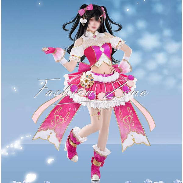 LoveLive ラブライブ 風 矢澤にこ 化粧の魔法 コスプレ衣装 ウィッグ