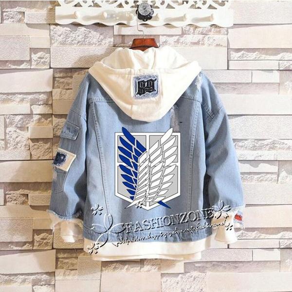 秋 冬新品 長袖 ファッション Hiphop 進撃の巨人 風 Attack On Titan 応援 男女兼用 厚手 薄手 パーカー コート ジャケット Dmsb057 Fashion Zone 通販 Yahoo ショッピング