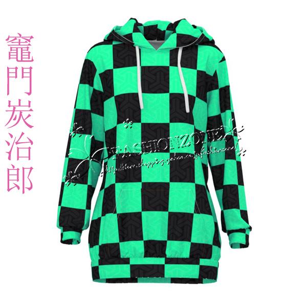 鬼滅の刃 グッズ風 子供大人用 竈門炭治郎 スウェット パーカー 春秋 コスプレ衣装 仮装日常服 フード付き Dxk0862 Fashion Zone 通販 Yahoo ショッピング