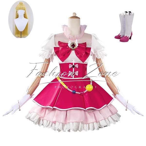 送料無料◇魔法つかいプリキュア！ 風 朝日奈 みらい コスプレ衣装