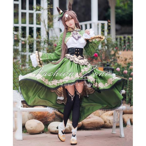 靴別売り) コスプレ衣装 プリティーダービー イクノディクタス ウマ娘 風 風(ウィッグ 靴別売り) コスプレ衣装 プリティーダービー イクノディクタス ウマ娘 風 風(ウィッグ