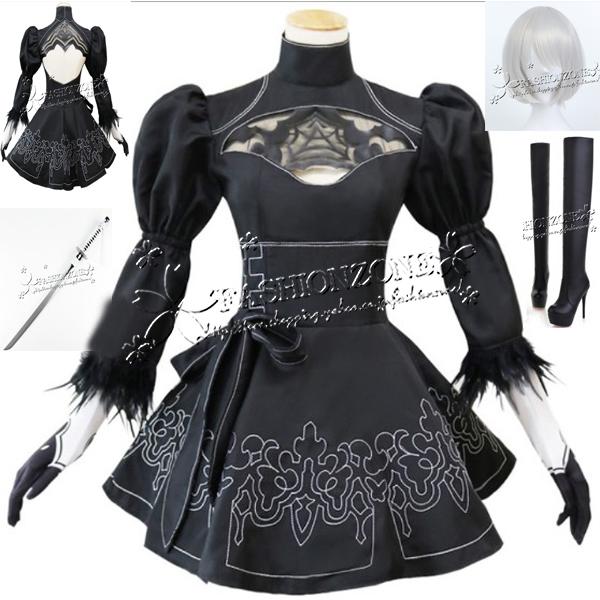 NieR:Automata コスプレ ニーア オートマタ ヨルハ二号B型 2B NieR:Automata コスプレ ニーア オートマタ ヨルハ二号B型 2B