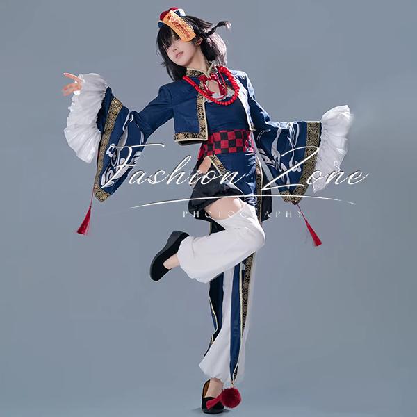 バーチャルYouTuber VTuber 肆ノ島来世 ちびキョンシー コスプレ衣装